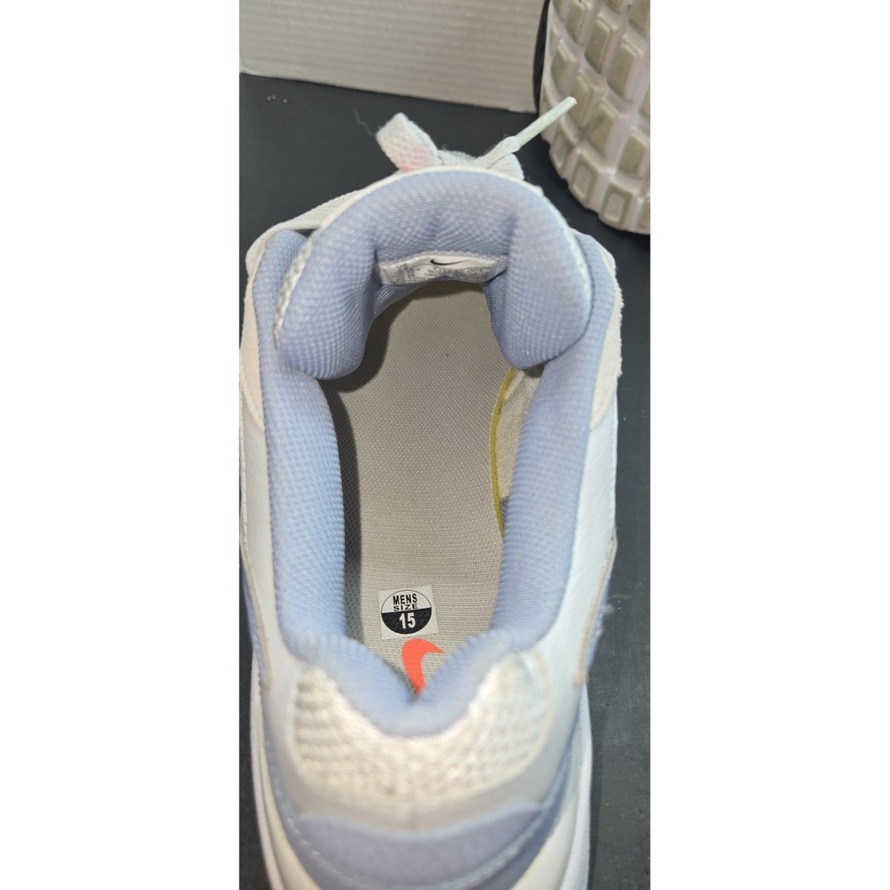 RARE size 15 Nike Air Max Fusion Pure Platinum Indigo Fog White CJ1670-003 Men - Picture 11 of 12
